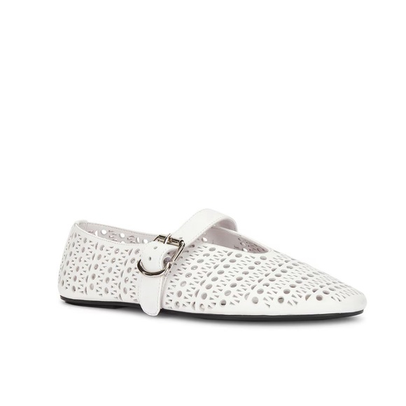 Jeffrey Campbell Shoes - Jeffrey Campbell White Cutout Flats